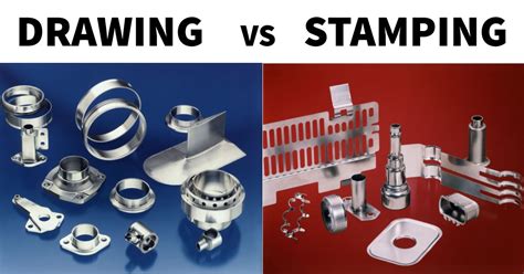 stamping drawing cnc grinding metal alloy parts|stamping vs cnc.